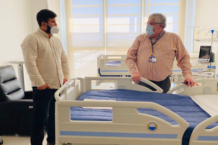 Delegado Presidencial Provincial recorrió las instalaciones del Hospital Biprovincial Quillota Petorca a menos de un mes de que inicie operaciones