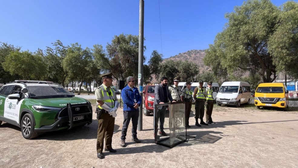 Se fiscaliza transporte escolar de la provincia con el fin de resguardar el traslado de los estudiantes